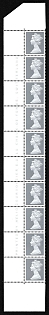 1967-70 Great Britain, Queen Elizabeth II, 'Machin' Definitive Issue, Without Denomination, Margin, Printed By Helio Courvoisier S.A., La Chaux de Fonds, Switzerland, Certificate