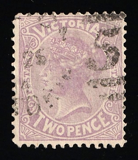 1901-10 2d Dominion Australia, British Colonies, INVERTED Watermark