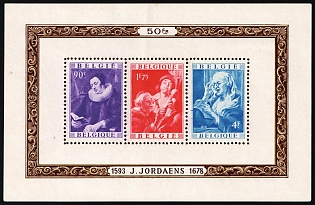 1949 Belgium, Souvenir Sheet