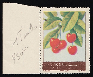 1962 2.50pia Republic of Lebanon, Double Impression, Margin