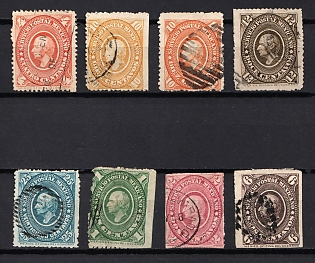 1885 Mexico, Perforated + Imperforate