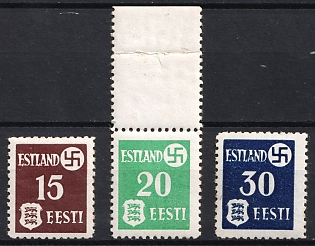 1941 Estonia, German Occupation, Germany, Complete Set