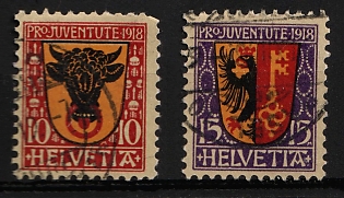 1918 Switzerland, Complete Set