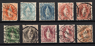 1907 Switzerland, Complete Set