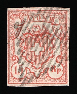 1852 Switzerland, Complete Set