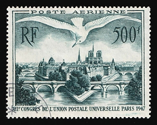 1947 500fr France, Airmail