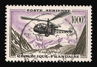 1958 1000fr France, Airmail