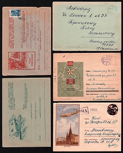 1958-66 Soviet Union, Group of Covers, Field Post, Airmail