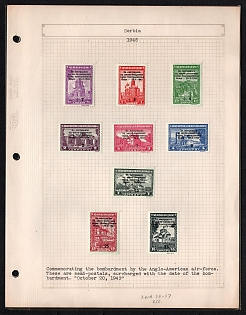 1945 Serbia, Collection of Stamps