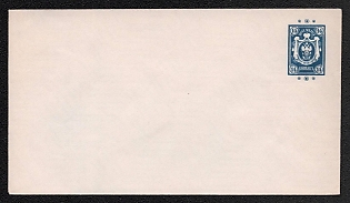 1891 14k Stamped Envelope, Postal Stationery, Russian Finland, 12th Issue