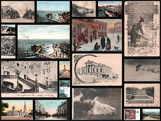 1903 - 1915 Russian Empire, Russia, Odessa Picture Postcards Collection 2