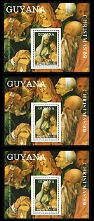 1989 Christmas, Co-operative Republic of Guyana, Souvenir Sheets