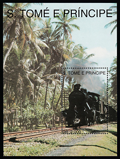 1993 Railways, Democratic Republic of Sao Tome and Principe, Souvenir Sheet
