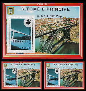 1992 International Stamp Exhibition, Democratic Republic of Sao Tome and Principe, Souvenir Sheets