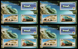 2001 Means of Transport, Republic of Tajikistan, Souvenir Sheets