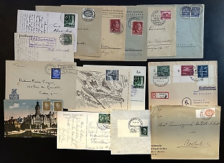 1914-44 German Empire, Third Reich, Germany, Collection of Covers and Postcards