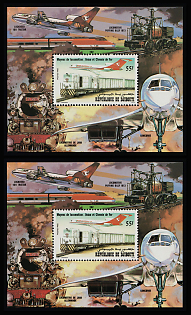 1982 Means of Transport, Republic of Djibouti, Souvenir Sheets