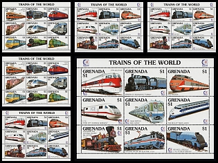 1995 International Stamp Exhibition, Grenada, Souvenir Sheets