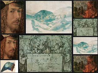 1971 Federal Republic of Germany, 500th anniversary of the birth of Albrecht Dürer Picture Postcards