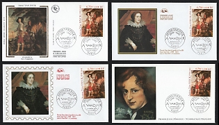 1999 (03 Dec) French Republic, 400th anniversary of the birth Anthony van Dyck First Day Covers