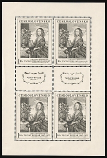 1966 Works of Art from National Galleries, Czechoslovakia, Miniature Sheet