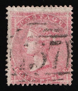 1856 4p Great Britain, Queen Victoria
