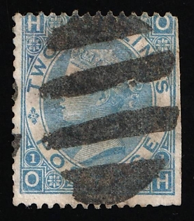 1867 2s Great Britain, Queen Victoria, Plate 1
