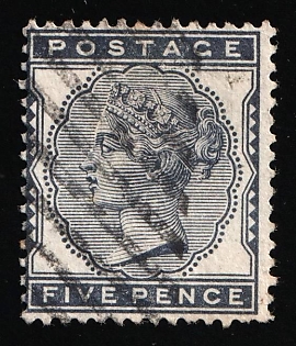 1881 5d Great Britain, Queen Victoria