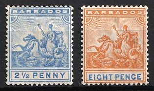 1892-1903 Barbados, British Colonies