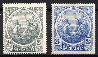 1916-19 Barbados, British Colonies