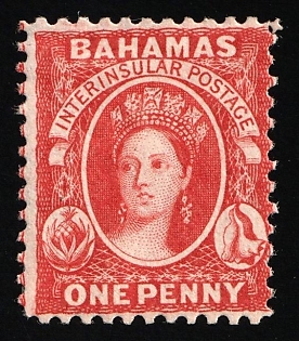 1882 1d Bahamas, British Colonies