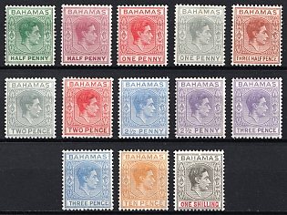 1938-52 Bahamas, British Colonies, King George VI