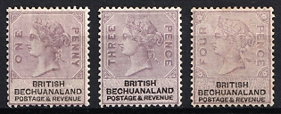 1888 Bechuanaland, British Colonies, Queen Victoria, Postage and Revenue