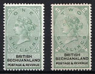 1888 Bechuanaland, British Colonies, Queen Victoria, Postage and Revenue