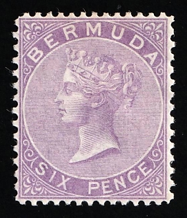 1903 6d Bermuda, British Colonies, Queen Victoria