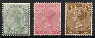 1883-1904 Bermuda, British Colonies, Queen Victoria