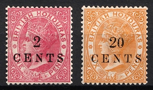1888 British Honduras, Queen Victoria