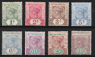 1891-1901 British Honduras, Queen Victoria