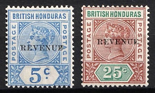 1899 British Honduras, Queen Victoria, Revenue