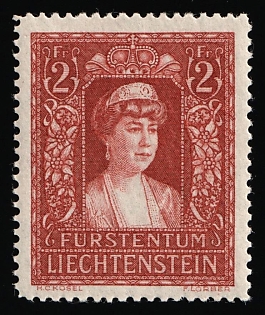 1935 2fr Liechtenstein