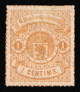 1867 1c Luxembourg, Signed