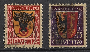 1918 Switzerland, Complete Set