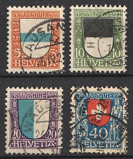 1922 Switzerland, Complete Set