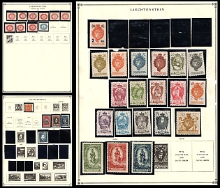 1920-30 Liechtenstein, Collection of Different Issues