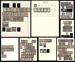 1859-1940 Luxembourg, Collection of Different Issues