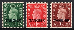 1937 Tangier International Zone, British Post Offices, King George VI, Complete Set
