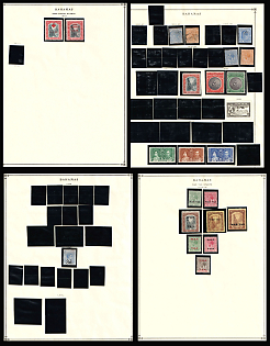 1884-1919 Bahamas, British Colonies, Group of stamps