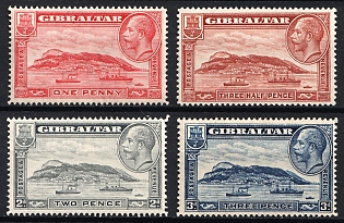 1931-33 Gibraltar, British Colonies, Complete Set