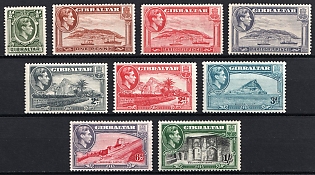 1938-51 Gibraltar, British Colonies, King George VI
