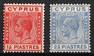 1925 Cyprus, British Colonies, King George V